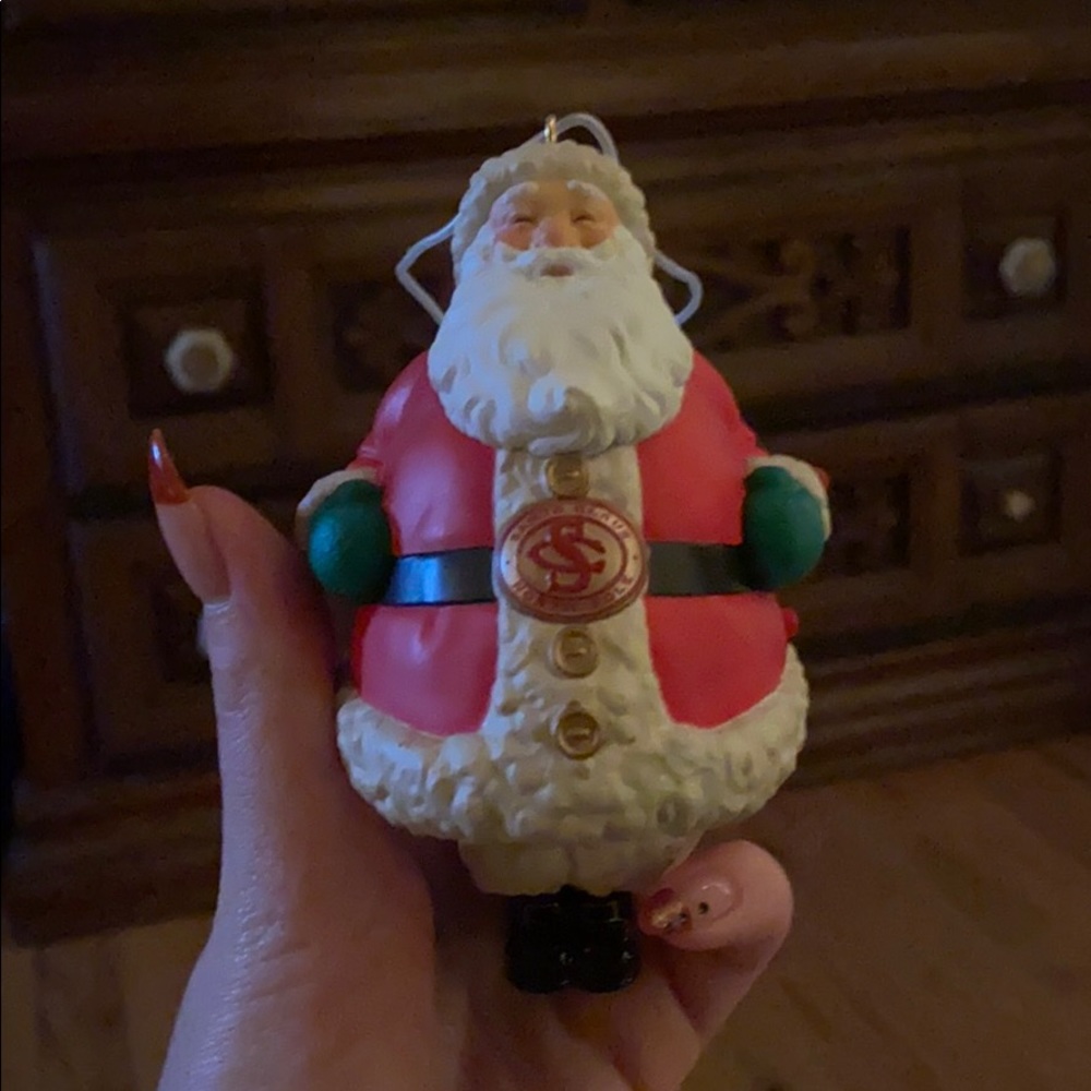 Singing Santa Christmas ornament